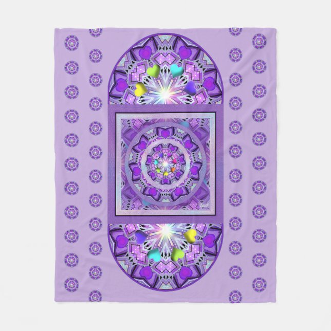 Lila W2 Fleecefilt (Framsidan)