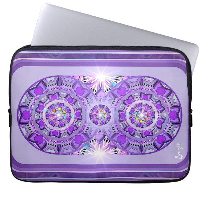 Lila W2 Laptop Fodral (Framsidan)