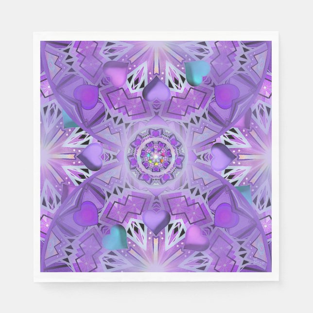 Lila W2 Pappersservett (Framsidan)