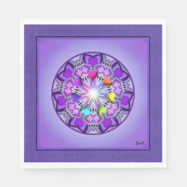 Lila W2 Pappersservett