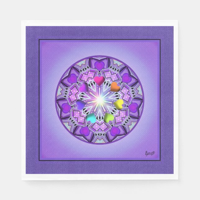 Lila W2 Pappersservett (Framsidan)