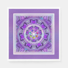 Lila W2 Pappersservett