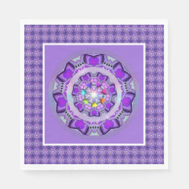 Lila W2 Pappersservett