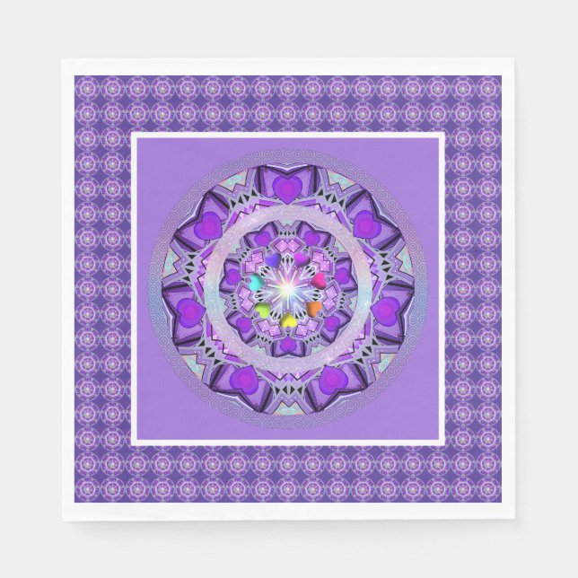 Lila W2 Pappersservett (Framsidan)