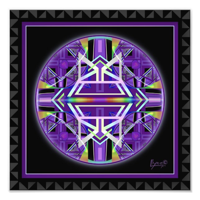 Lila W3 Fototryck (Framsidan)