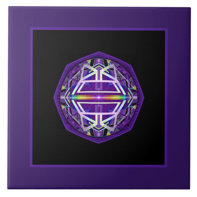 Lila W3 Kakelplatta (Framsidan)