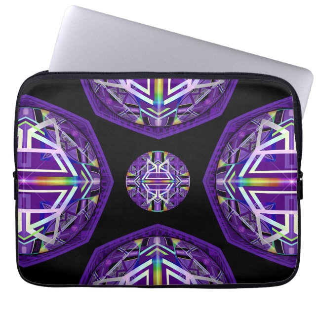 Lila W3 Laptop Fodral (Framsidan)