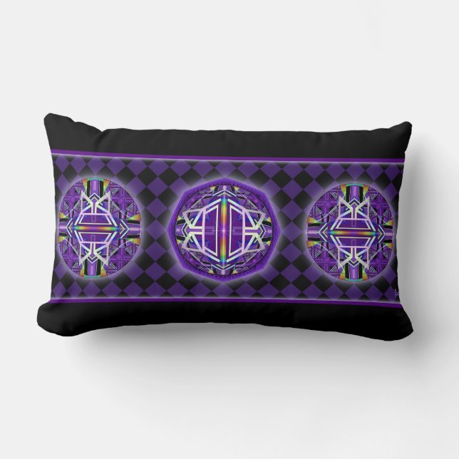 Lila W3 Lumbarkudde (Framsida)