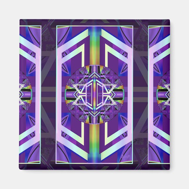 Lila W3 Magnet (Framsidan)