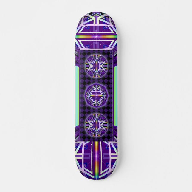 lila W3 Mini Skateboard Bräda 18,5 Cm (Framsida)