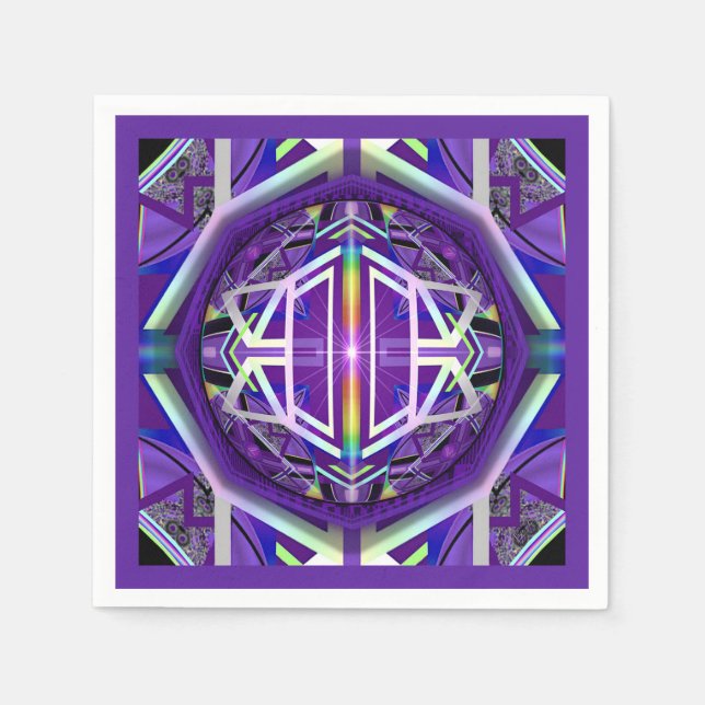 Lila W3 Pappersservett (Framsidan)