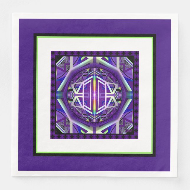 Lila W3 Pappersservett (Framsida)