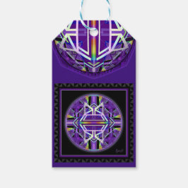 Lila W3 Presentetikett