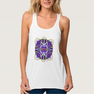 Lila W3 T-Shirt Linne Med Racerback