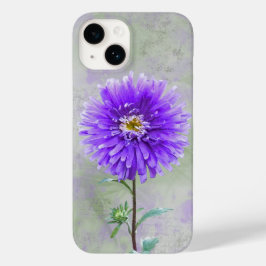 Lila Watercolor Dahlia