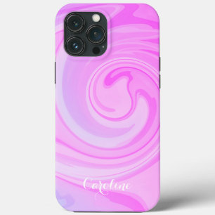 Lila Wave Abstrakt, Inspirief iphone case