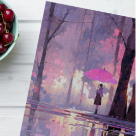 Lila Weather Anime Impressionism Pussel