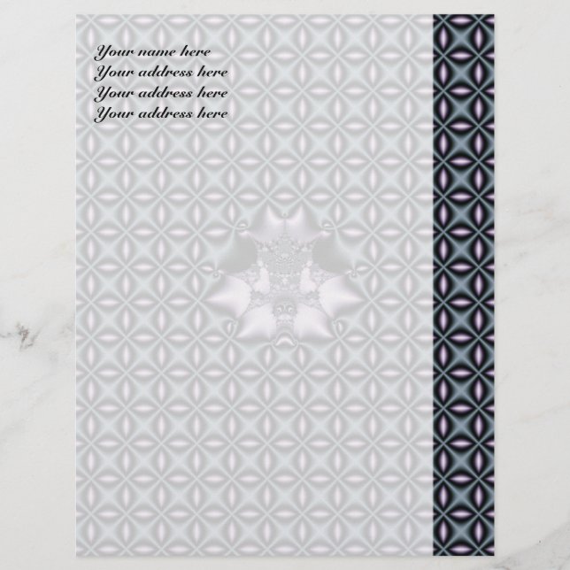 Lila webb brevheadsmall-template brevhuvud (Framsida)