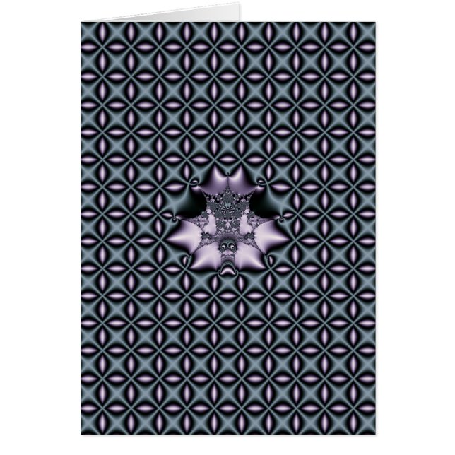 Lila Webben Hälsningskort (Framsidan)