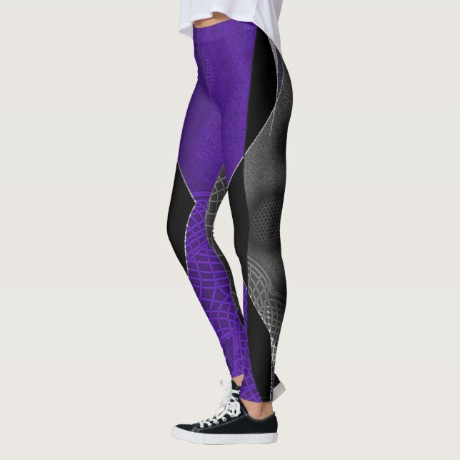 Lila Webben Leggings (Vänster)