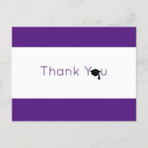 Lila White Bold Studenten Tack