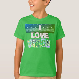Lila White Checkad Polka Dot Blommigt Damask Art T Shirt