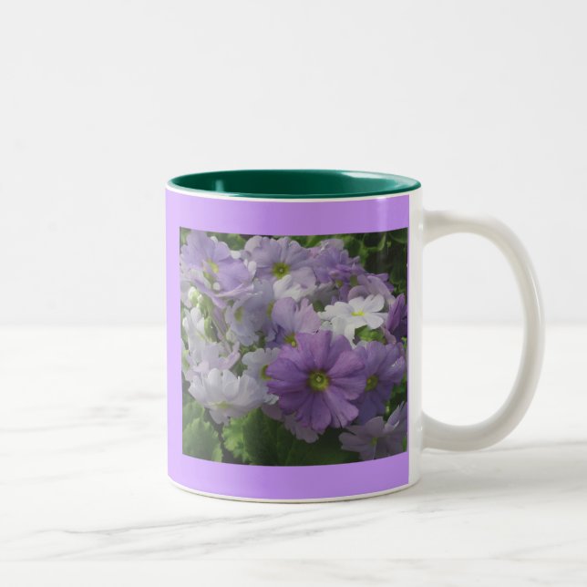 Lila White Flower Mugg (Höger)