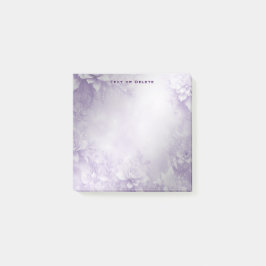 Lila White Flowers Post it Notes Post-it Block