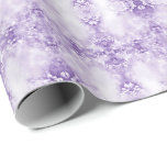 Lila White Flowers Wrapping Papper Presentpapper<br><div class="desc">Vackra Lila White Flowers Wrapping Papper</div>