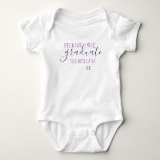 Lila & White Preemie NICU Studenten T Shirt