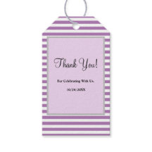 Lila/White Rand Gift-Märkre