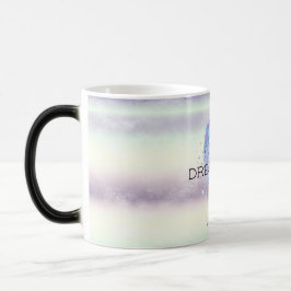 Lila White Unicorn Gnistra Glitter Dream Magisk Mugg