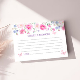 Lila Wilblommors begraver  ett minneskort OSA Kort