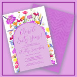 Lila WildblomBoho Arch 60:e Födelsedagsfesten Inbjudningar<br><div class="desc">En lila Boho-båge omger din 60:e Födelsedagsfest-information. Färga vilda blommor gör att blommigten trycks in i lila, orangens gult och rött. Modern manus i lila lägger också till en trendig vibe som också är feminin. Baksidan är djup lila med en subtil vattenfärgschevron mönster. Det här objektet koordinerar med den Söt...</div>