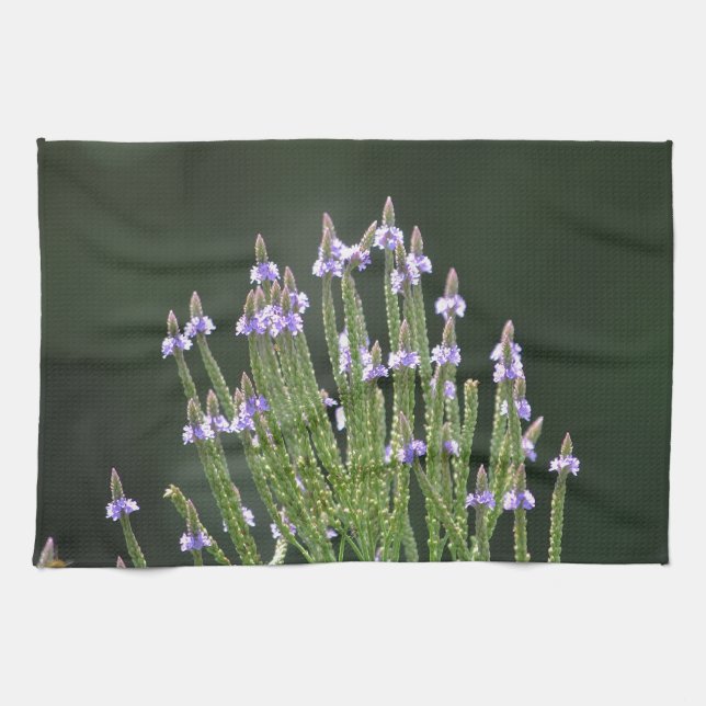 Lila Wildblomma Kökshandduk (Horisontell)