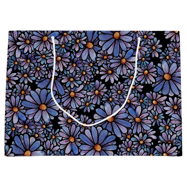 Lila Wildblomma Mönster (Framsidan)