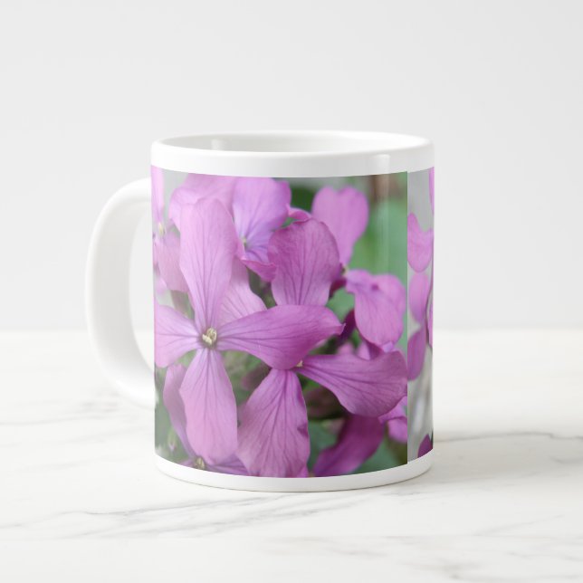 Lila WildblommMugg Jumbo Mugg (Framsida vänster)