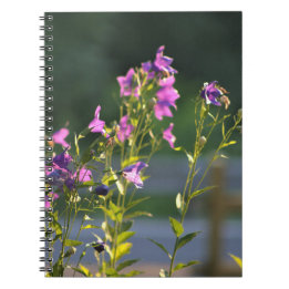 Lila Wildblommor Anteckningsbok