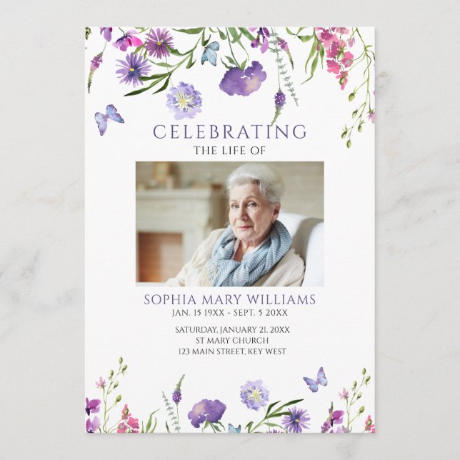 Lila Wildblommors funktionsorder Program (Framsida)