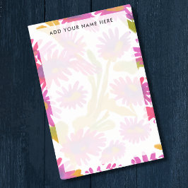 Lila Wildbloms Blommar Office Post-it Block