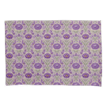 Lila William Morris Inspired Blommönster