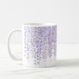 Lila Wisteria-blommor mugg