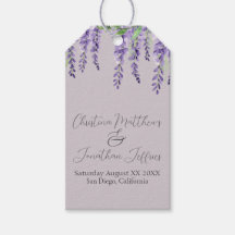 Lila Wisteria Blommor på Elegant Lavendel