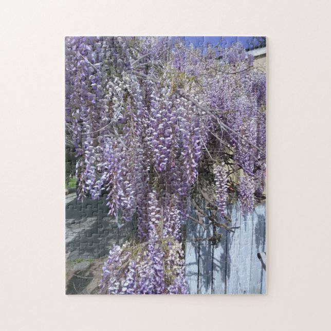 Lila Wisteria Pussel (Vertikal)