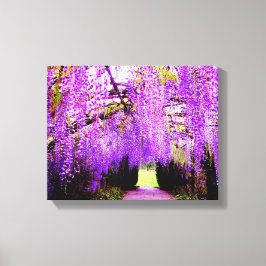 Lila Wisteria Wall Art Art Canvastryck