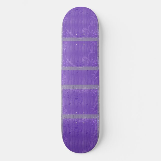 lila wow. skateboard bräda 20 cm (Framsida)