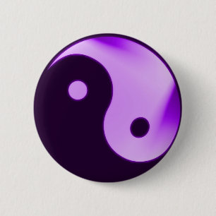 Lila Yin Yang-knapp Knapp