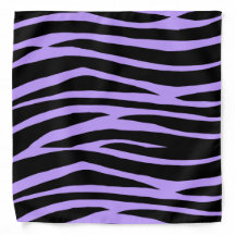 lila zebra bandana