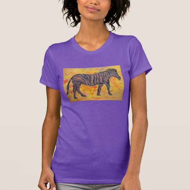 lila zebra tröja (Framsida)