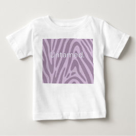 Lila zebratryckt väska t shirt